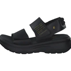 Panama Jack Noah B, Keilsandaletten, Damen, Schwarz