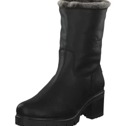 Panama Jack Piola B, Winterstiefel, Damen, Schwarz (Negro/Black)