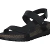 Panama Jack Selma B, Keilsandaletten, Damen, Schwarz
