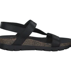 Panama Jack Selma B, Keilsandaletten, Damen, Schwarz