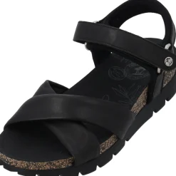 Panama Jack Serena B, Keilsandaletten, Damen, Schwarz (Negro/Black)