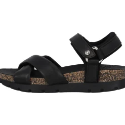 Panama Jack Serena B, Keilsandaletten, Damen, Schwarz (Negro/Black)