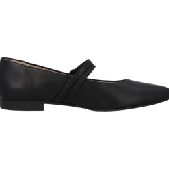 Paul Green 1022, Ballerinas, Damen, Schwarz