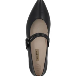 Paul Green 1022, Ballerinas, Damen, Schwarz
