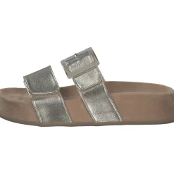 Paul Green 6157, Plateau-Pantoletten, Damen, Platino