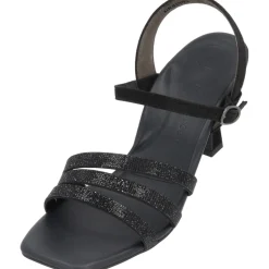 Paul Green 6058, Plateau-Sandaletten, Damen, black