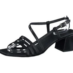 Paul Green 6042, Plateau-Sandaletten, Damen, black