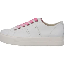 Paul Green 5247, Schnürschuhe, Damen, white/candy