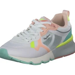 Pepe Jeans PLS31457, Schnürschuhe, Damen, WHITE