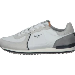 Pepe Jeans PMS30728, Sneakers Low, Herren, factory white
