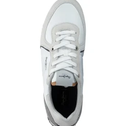 Pepe Jeans PMS30728, Sneakers Low, Herren, factory white