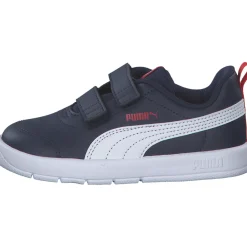 Puma 310252/003 Courtflex V3 V Inf puma navy/puma white-puma red, Sportliche Slipper, Kinder, puma n