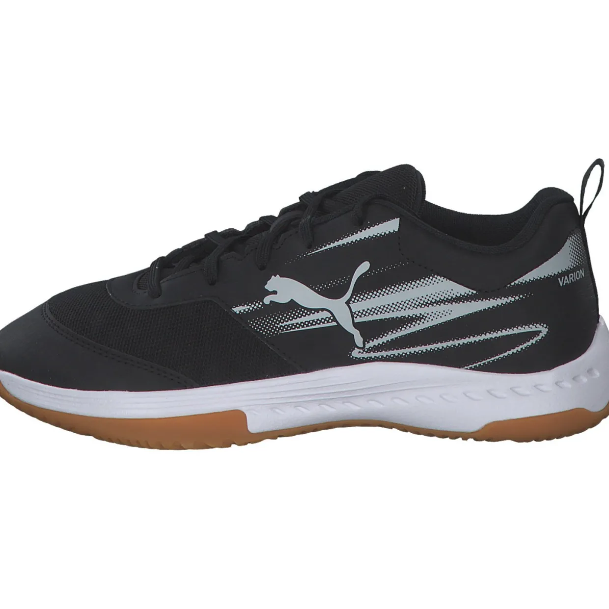 Puma 108105/001 Varion II Jr., Sportschuhe, Kinder, black-cool light gray-gum