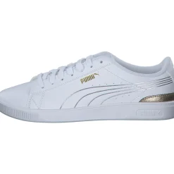 Puma 395085/001 Vikky v Metallic Shine , Schnürschuhe, Damen, PUMA WHITE-PUMA GOLD-PUMA SILVER