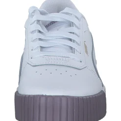Puma Carina 2.0 385849, Schnürschuhe, Damen, PUMA WHITE-PALE PLUM-PUMA GOLD