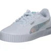 Puma Carina 2.0 Mermaid Jr. 389742, Schnürschuhe, Damen, puma white/hero blue/puma silv