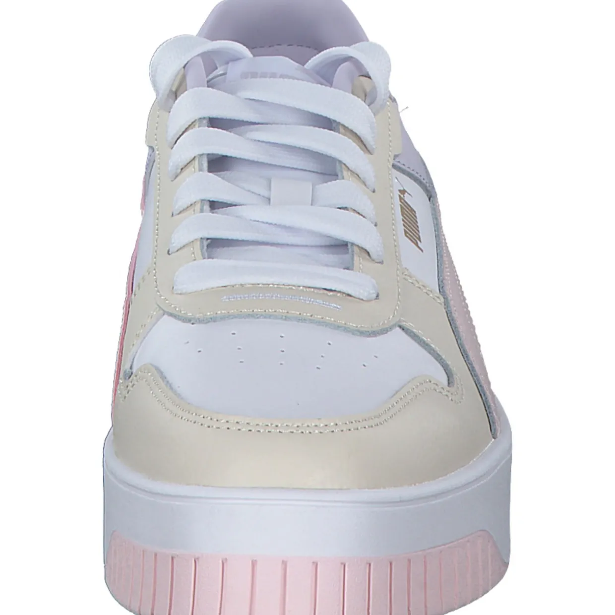 Puma Carina Street 389390, Schnürschuhe, Damen, Weiß/Rose/Beige
