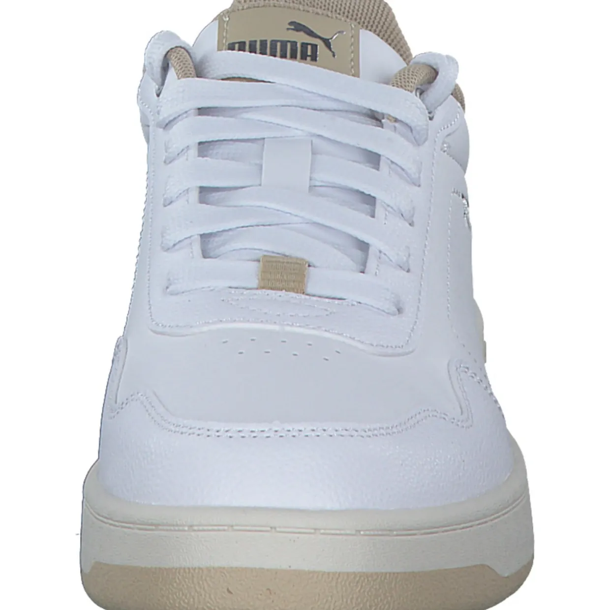 Puma Court Classy 395021, Schnürschuhe, Damen, PUMA WHITE-TOASTED ALMOND