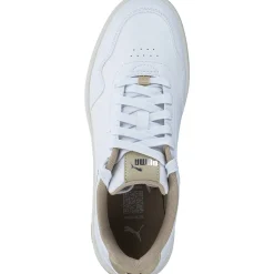 Puma Court Classy 395021, Schnürschuhe, Damen, PUMA WHITE-TOASTED ALMOND