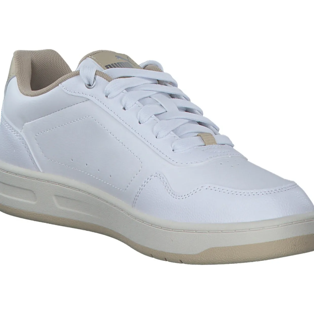 Puma Court Classy 395021, Schnürschuhe, Damen, PUMA WHITE-TOASTED ALMOND