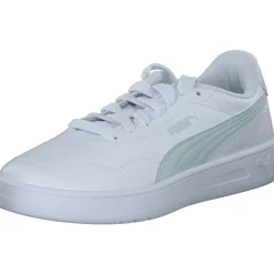 Puma Court Lally 400367, Schnürschuhe, Damen, PUMA WHITE-PEACEFUL BLUE