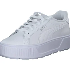 Puma Karmen L 384615, Schnürschuhe, Damen, white/white/silver