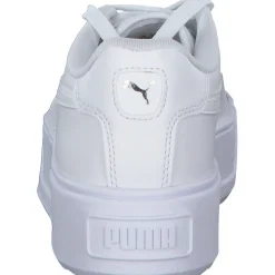 Puma Karmen L 384615, Schnürschuhe, Damen, white/white/silver