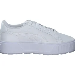 Puma Karmen L 384615, Schnürschuhe, Damen, white/white/silver