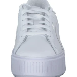 Puma Karmen L 384615, Schnürschuhe, Damen, white/white/silver