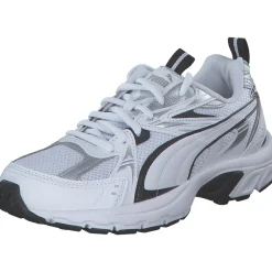 Puma Milenio Tech 392322, Schnürschuhe, Damen, PUMA WHITE-PUMA BLACK-PUMA SIL