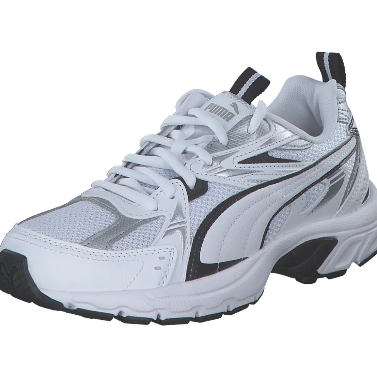 Puma Milenio Tech 392322, Schnürschuhe, Damen, PUMA WHITE-PUMA BLACK-PUMA SIL
