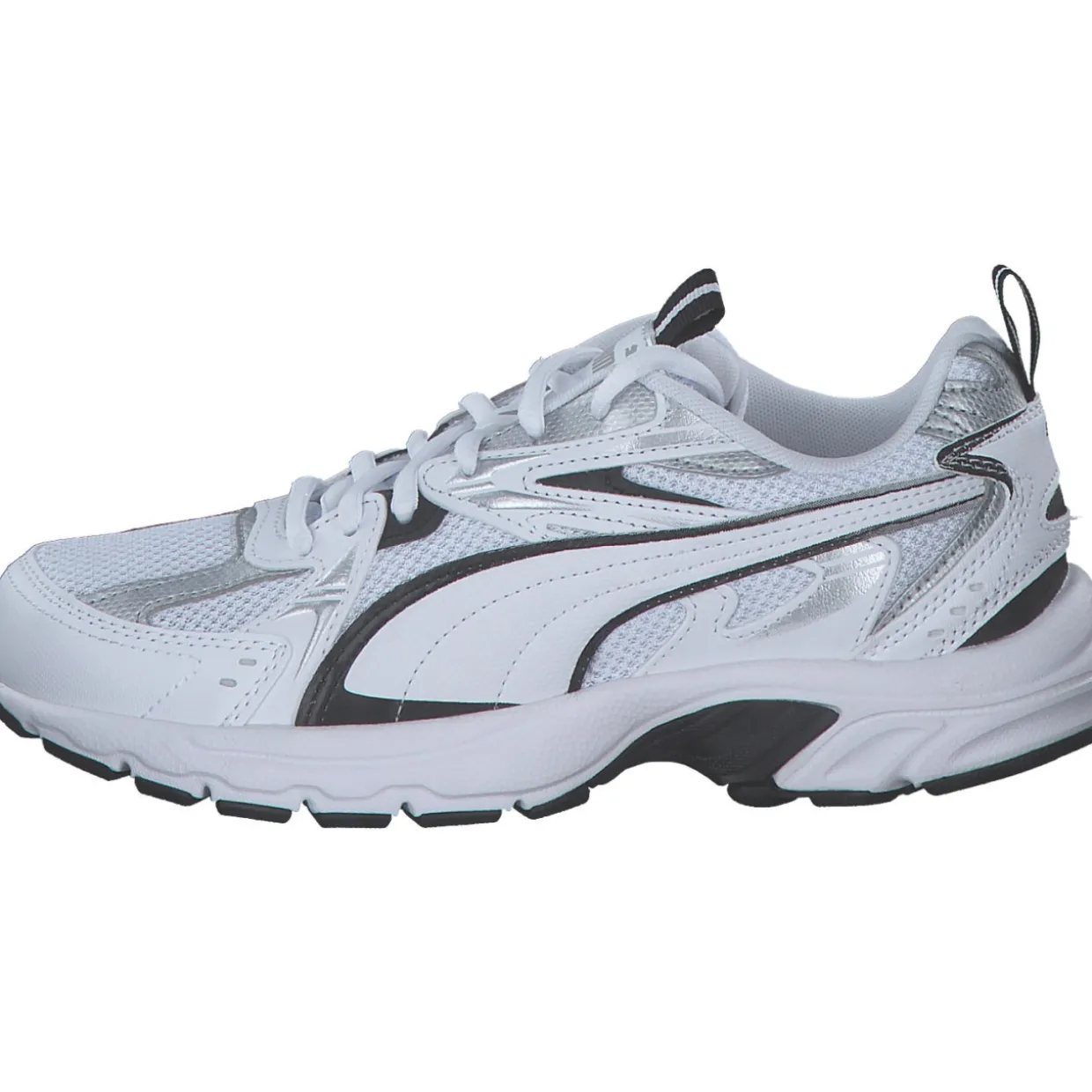 Puma Milenio Tech 392322, Schnürschuhe, Damen, PUMA WHITE-PUMA BLACK-PUMA SIL