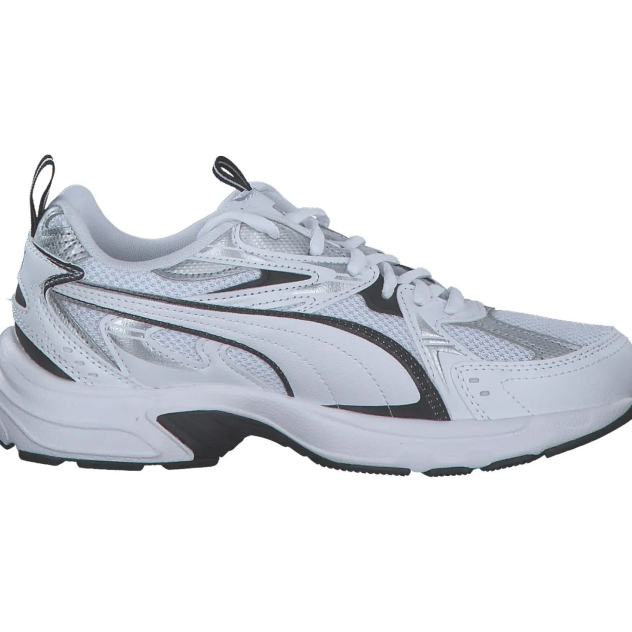 Puma Milenio Tech 392322, Schnürschuhe, Damen, PUMA WHITE-PUMA BLACK-PUMA SIL