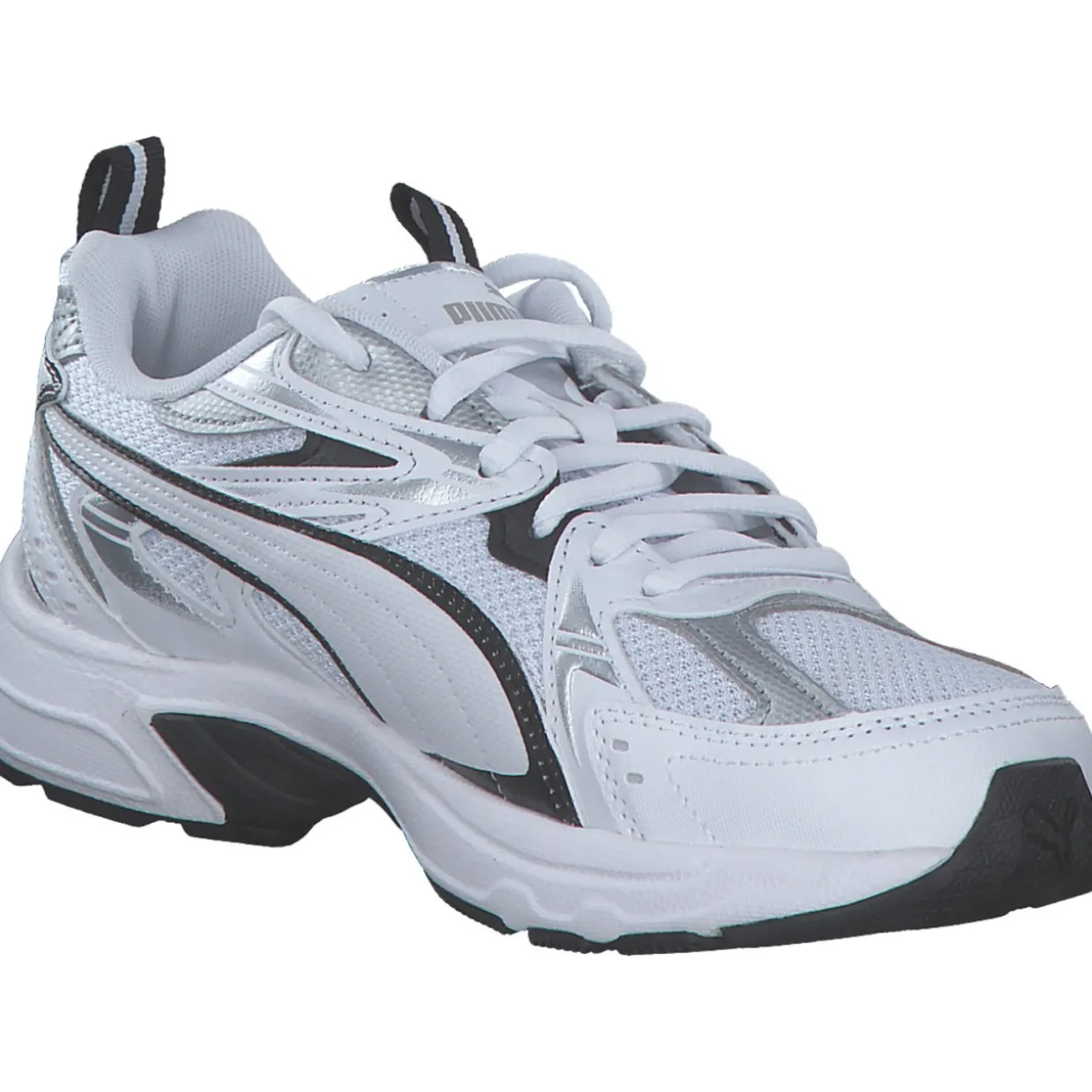 Puma Milenio Tech 392322, Schnürschuhe, Damen, PUMA WHITE-PUMA BLACK-PUMA SIL