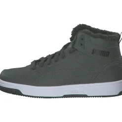 Puma Rebound Joy Fur Jr. 375477, Winterstiefel, Kinder, thyme-puma white