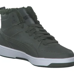 Puma Rebound Joy Fur Jr. 375477, Winterstiefel, Kinder, thyme-puma white