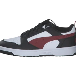 Puma Rebound v6 Low 392328, Klassische- & Business Schuhe, Herren, PUMA WHITE-INTENSE RED-PUMA BL
