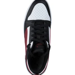 Puma Rebound v6 Low 392328, Klassische- & Business Schuhe, Herren, PUMA WHITE-INTENSE RED-PUMA BL