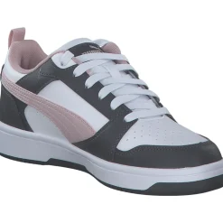 Puma Rebound v6 Low 392328, Schnürschuhe, Damen, STRONG GRAY-MAUVE MIST-PUMA WH