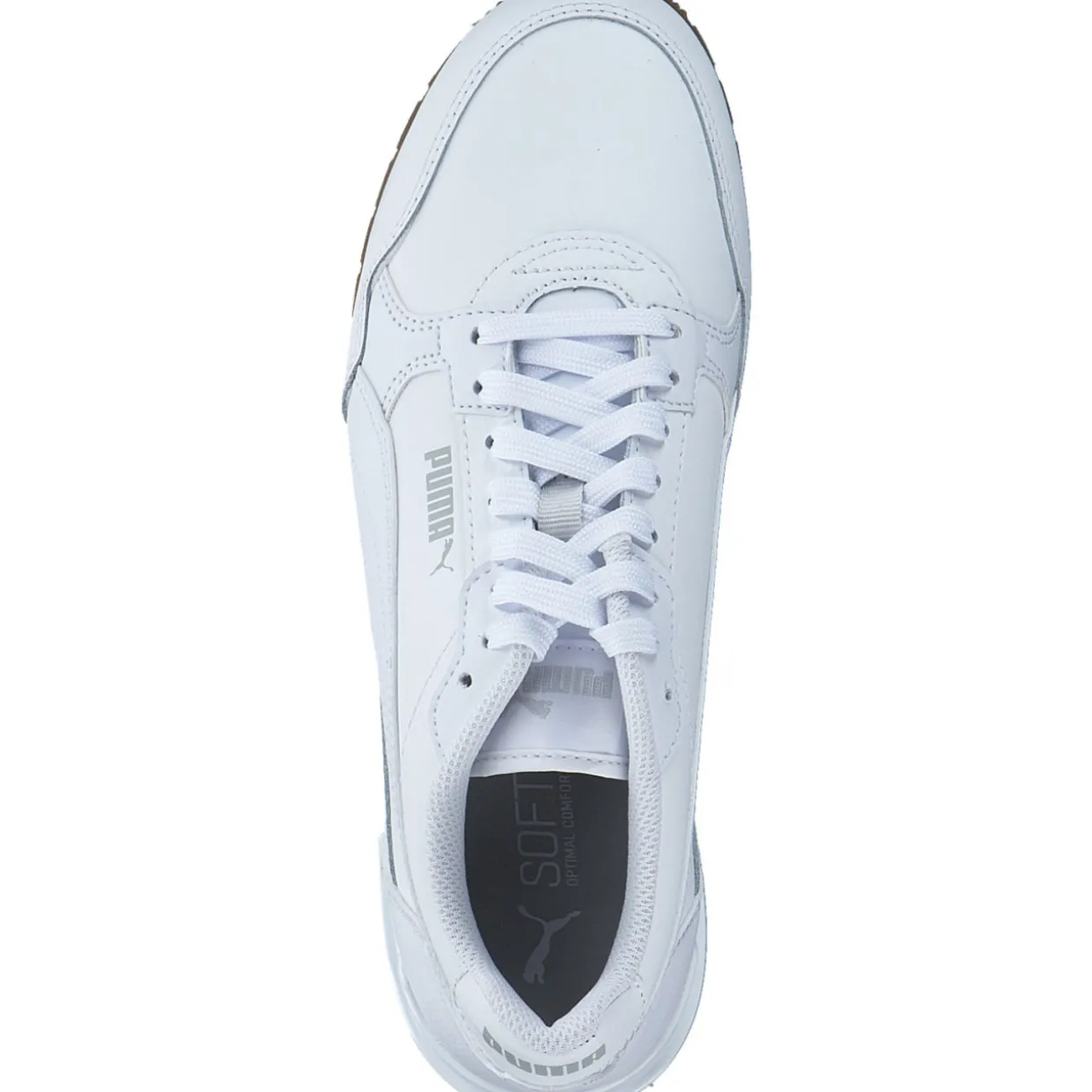 Puma ST Runner v4 399068, Schnürschuhe, Damen, PUMA White-Glacial Gray-Gum