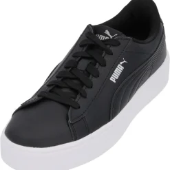 Puma Vikky Stacked L 369143, Sneakers Low, Damen, Schwarz (Puma Black/Puma Black)