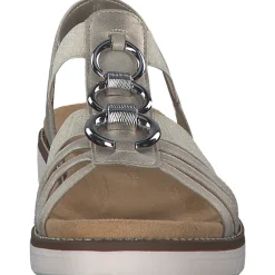 Remonte D2073, Keilsandaletten, Damen, Beige