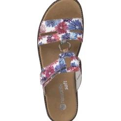 Remonte D2056, Pantoletten, Damen, Weiß