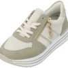 Remonte D1327, Schnürschuhe, Damen, salbei/offwhite/muschel/offwhi