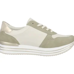 Remonte D1327, Schnürschuhe, Damen, salbei/offwhite/muschel/offwhi