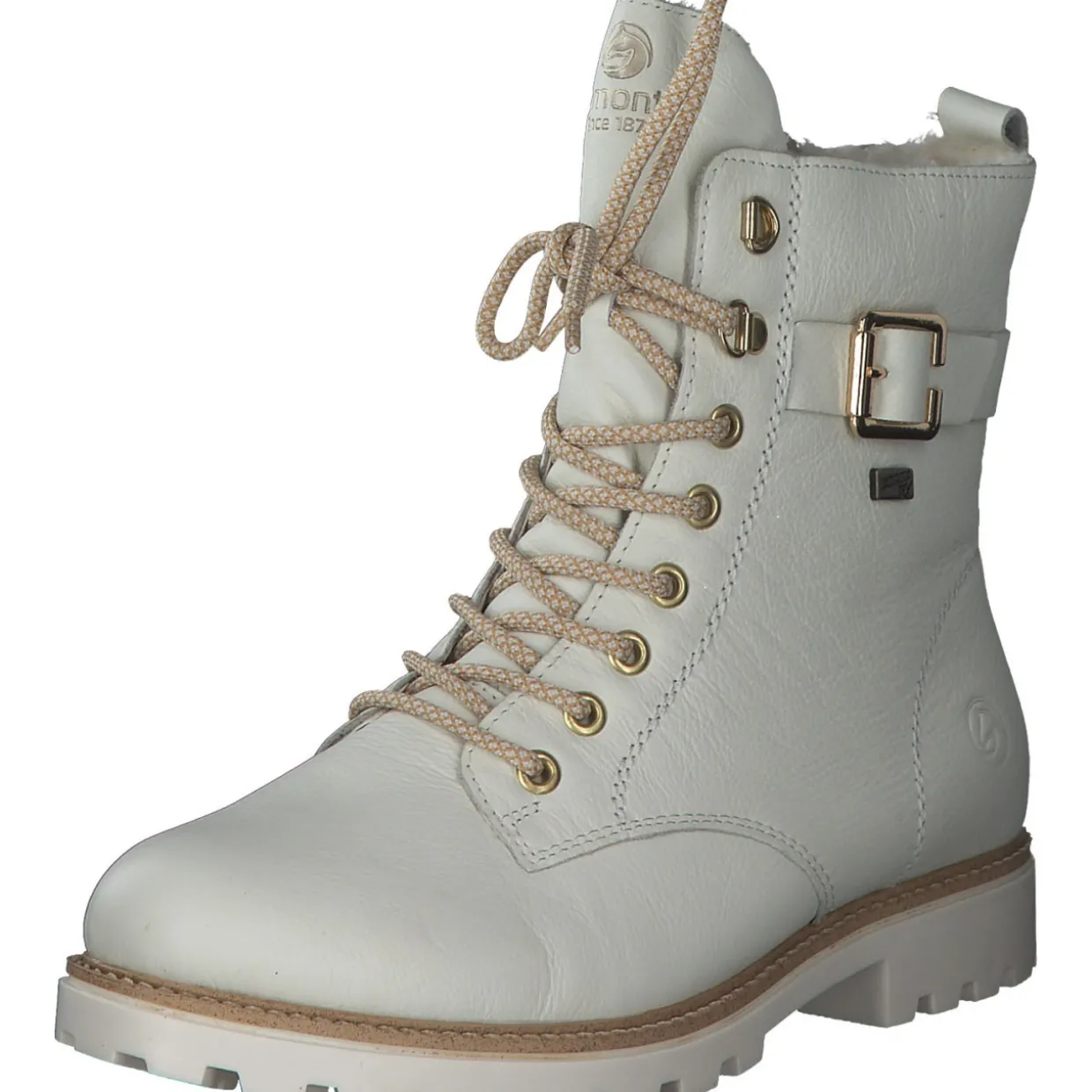 Remonte D8475, Schnürstiefeletten, Damen, Weiß (Weiss)