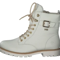 Remonte D8475, Schnürstiefeletten, Damen, Weiß (Weiss)