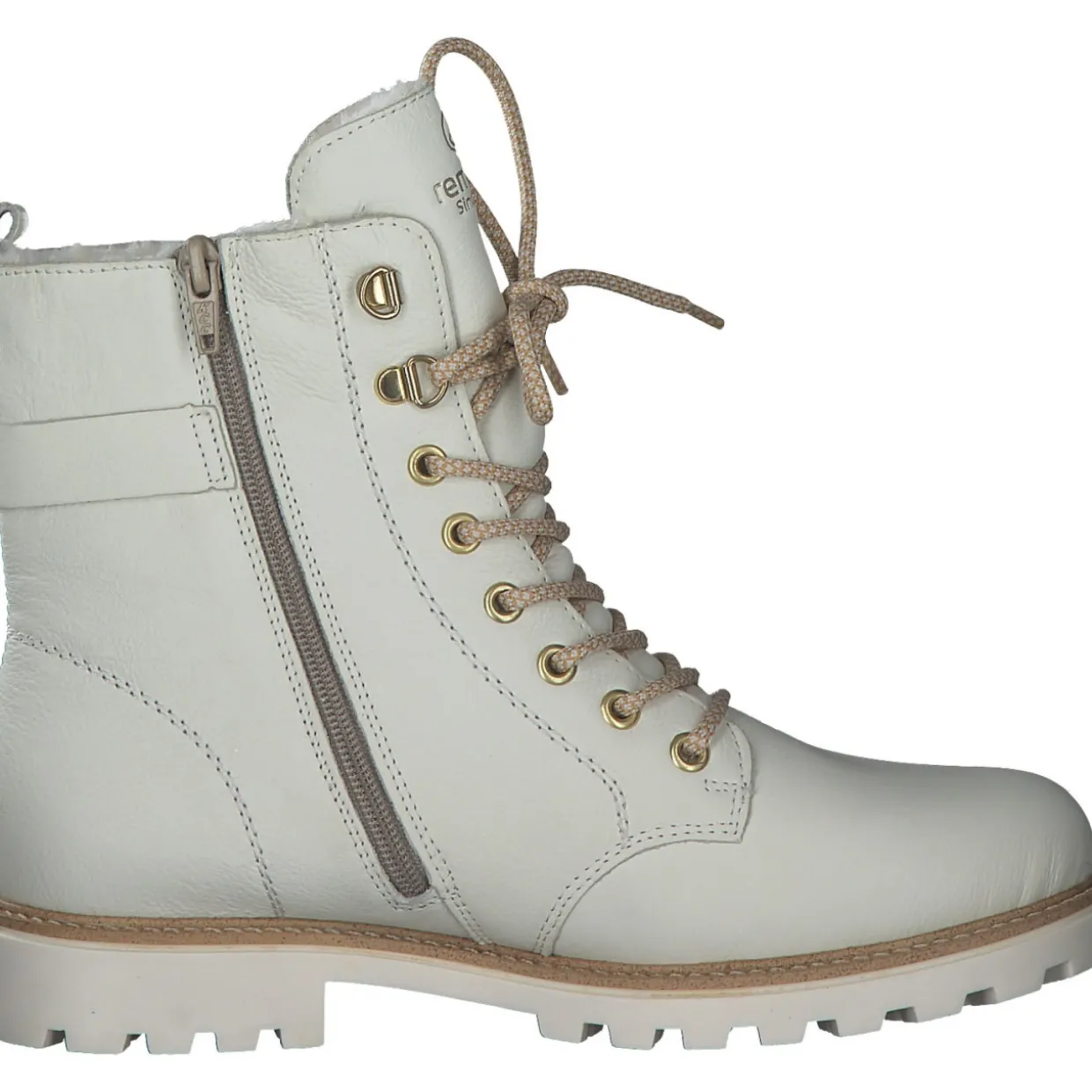 Remonte D8475, Schnürstiefeletten, Damen, Weiß (Weiss)