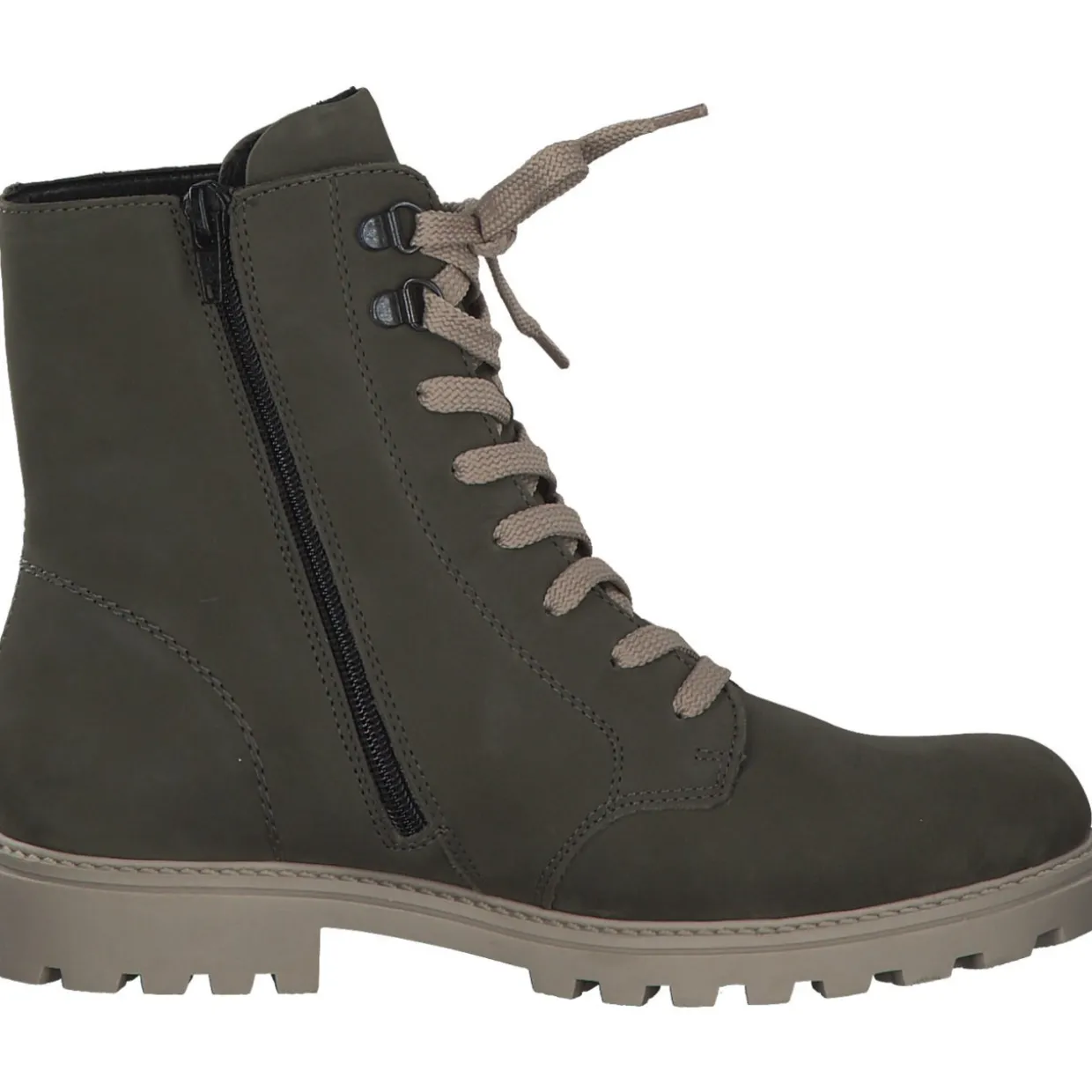 Remonte D8479, Schnürstiefeletten, Damen, Moor