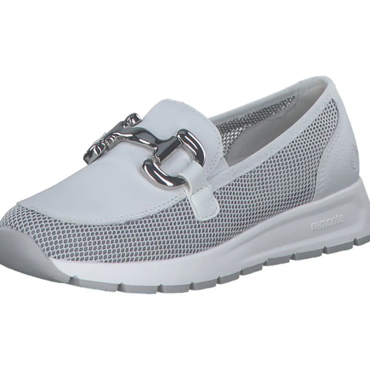 Remonte D2G02, Slipper, Damen, weiss-nautic/weiss/offwhite